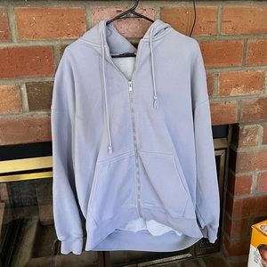 Blue brandy Melville zip up